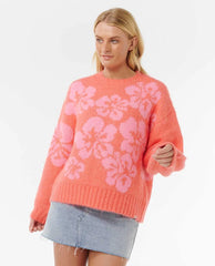 Ripcurl Women's Hibiscus Heat Jacquard Crew