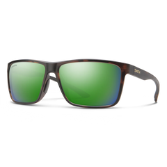Smith Riptide Matte Tortoise | Chromapop Glass Polarized Green Mirror