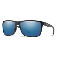 Smith Riptide Matte Black | Chromapop Glass Polarized Blue Mirror