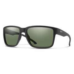 Smith Emerge Matte Black + ChromaPop Polarized Gray Green Lens
