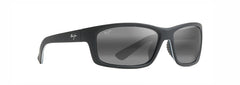 Maui Jim Kanaio Coast Matte Soft Black/White/Blue / Neutral Grey