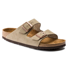 Birkenstock Arizona Taupe Suede Soft Footbed
