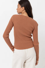 Rhythm Women's Classic Knit Long Sleeve Top