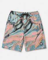 Harmony Mens Continental Marble Volley Aqua