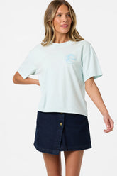 O'Neill Women's OG Salty Circle Surfer Easy Tee
