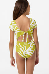 O'Neill Girls Skylar Palm Tie Back Surf Suit