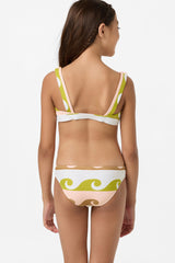 O'Neill Girls Lilly Wave Geo Square Neck Set