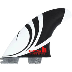 FCS II Sharpeye PC Carbon Black/White Large Tri Retail Fins