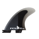 FCS II Reactor PC Medium Tri Fins - Charcoal / Black