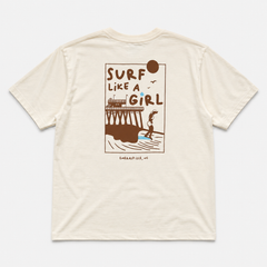 Harmony Unisex Surf Like A Girl Tee