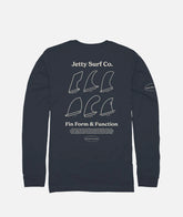 Jetty Men's Fins Long Sleeve