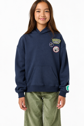 O'Neill Girls Patches Oversized Hoodie