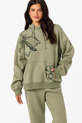 O'Neill Women's Hibiscus Oversized Hoodie
