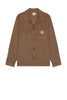 Rhythm Men's Hickory Stripe Work Shirt Cedar