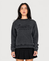 Rusty Women's Roxanne Oversized Crew Neck Fleece