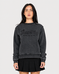 Rusty Women's Roxanne Oversized Crew Neck Fleece