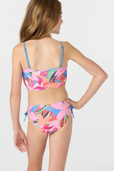 O'Neill Girls Cabana Floral Ruched Bralette Set