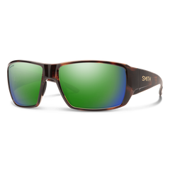 Smith Guide's Choice Tortoise + ChromaPop Glass Polarized Green Mirror Lens