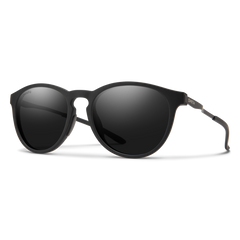 Smith Wander Matte Black + ChromaPop Polarized Black Lens