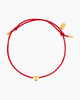 Pura Vida Lydia Charm Bracelet W/ Heart Red