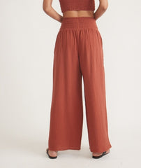 Marine Layer Women's Sophia Double Cloth Palazzo Pant