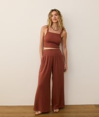 Marine Layer Women's Sophia Double Cloth Palazzo Pant