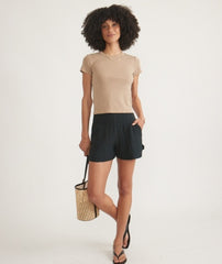 Marine Layer Women's Cali Double Cloth Short