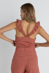 Rhythm Women's Lola Check Cami Top