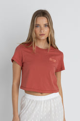 Rhythm Women's Rhythm Crop Crew Tee