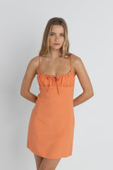 Rhythm Women's Andie Gathered Mini Dress