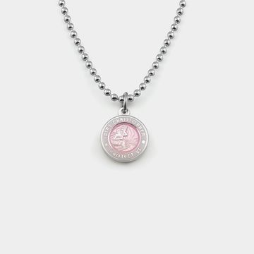 Get Back Necklace Small - Pink / White