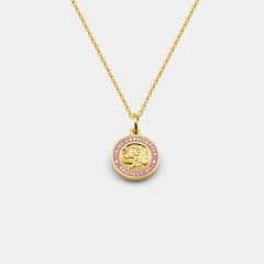 Get Back Necklace Small - Gold / Pink
