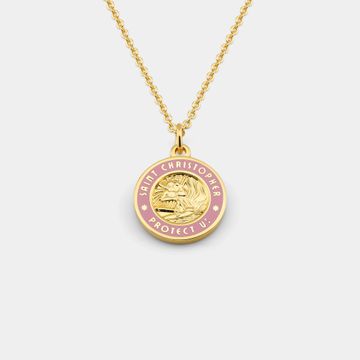Get Back Necklace Medium - Gold / Pink