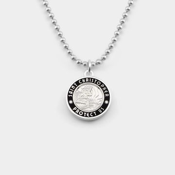 Get Back Necklace Medium - Silver / Black