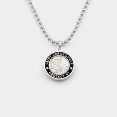 Get Back Necklace Medium - Silver / Black