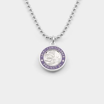 Get Back Necklace Medium - Silver / Lavender