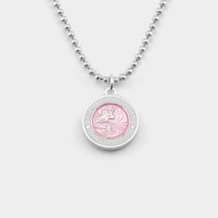 Get Back Necklace Medium - Pink / White