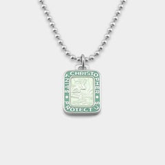 Get Back Necklace Rectangle - Sea Foam / Sea Foam