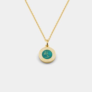 Get Back Necklaces Small - Gold / Aqua White