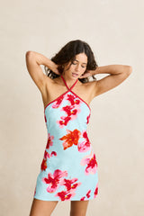 Rhythm Women's Samba Floral Halter Mini Dress