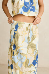 Rhythm Women's Blanca Floral Bias Cut Maxi Skirt