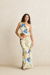 Rhythm Women's Blanca Floral Bias Cut Maxi Skirt