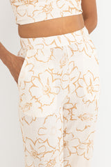 Rhythm Women's Lulu Floral Wide Leg Pant