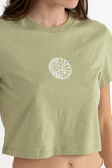 Rhythm Women's Rhythm Sun Crop Crew Tee