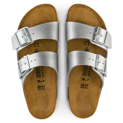Birkenstock Arizona Silver Birko-Flor