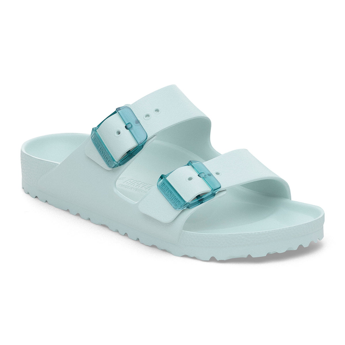 Birkenstock Arizona Stealth Buckle Surf Green EVA Narrow