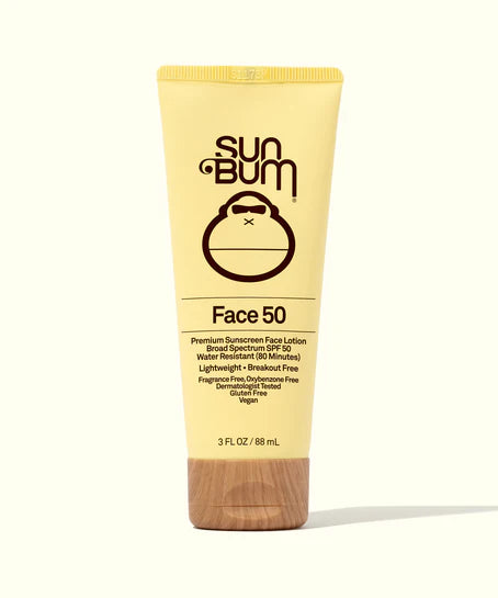 Sun Bum Original Spf 50 Clear Face Sunscreen Lotion 3Oz