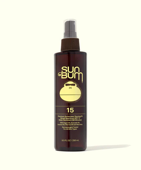 Sun Bum Spf 15 Tanning Oil 8.5 Oz