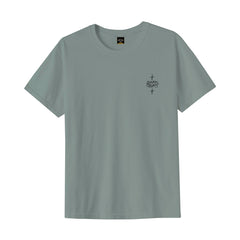 Dark Seas Electric Eyes Tee - Shadow, back