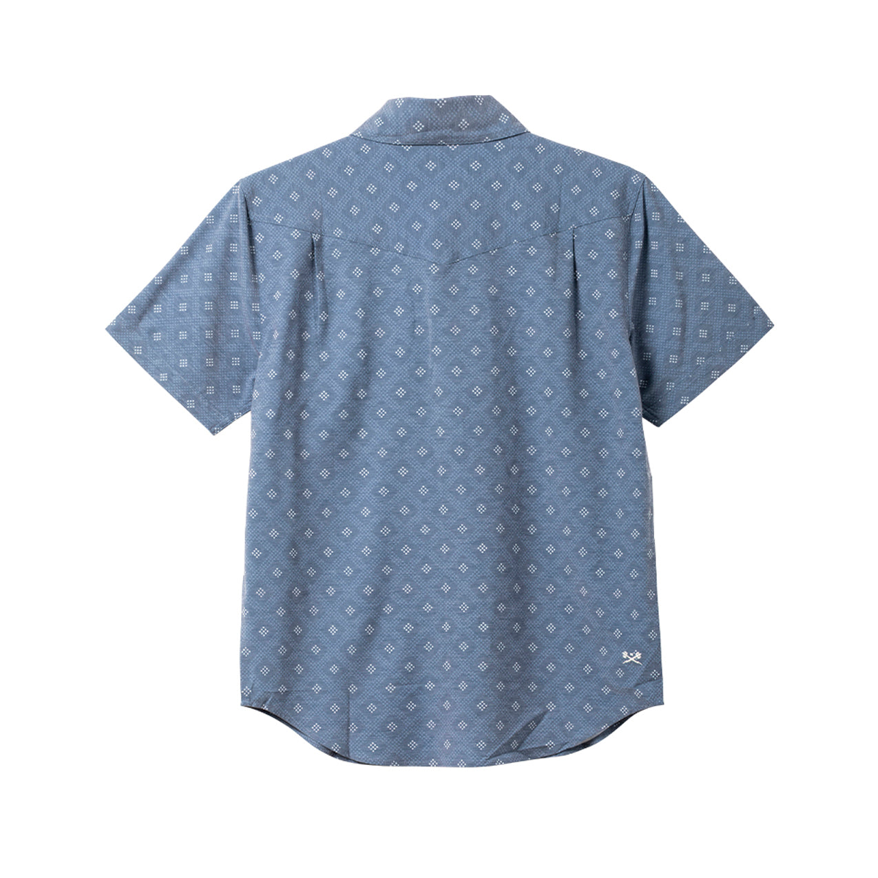 Dark Seas Barton Shirt - Indigo, back